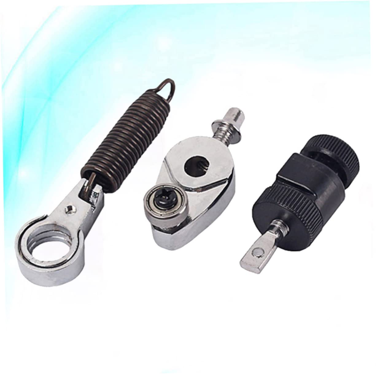 Toyvian Molla Pedale Tamburo in Metallo Tenditore Camma Resistente e Facile da Montare per Pedale Cassa Nero Set Completo