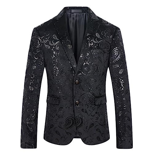 Cloudstyle Men's Dress Suit Single-Breasted 2 Pieces Slim Fit 2 Buttons Suits2