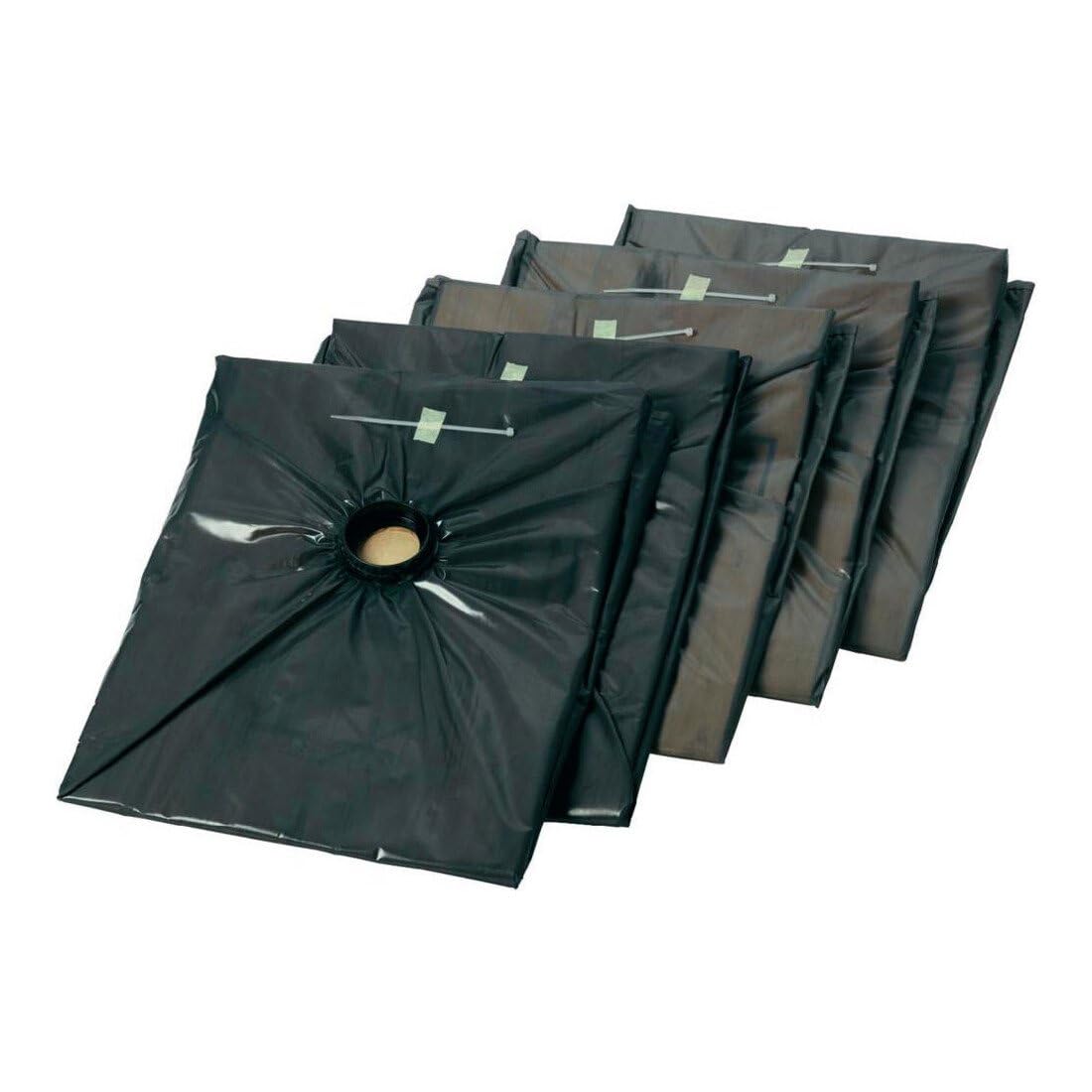 Nilfisk Sicherheitsfiltersack (5 Stück, Zubehör für Industriesauger ATTIX 33 M-H, 44 M-H, Filter für Staubsauger) 107413549, Größe, Advance, Schwarz, Paper material