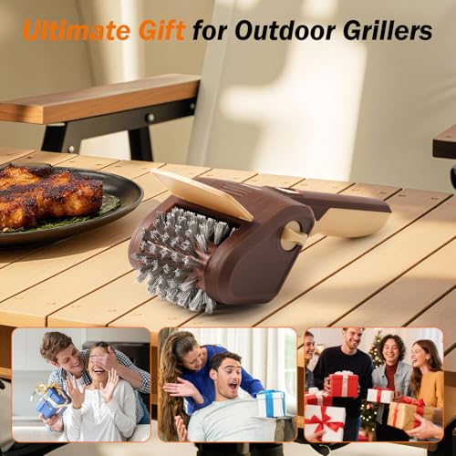 Lrly Electric Grill Brush for Outdoor Grill, Cordless Electric BBQ Grill Cleaner, Recharge - image 8
