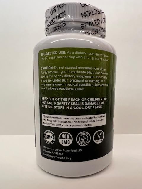 Miniatura 4 de Superfood MD Aceite de orégano Extracto de ajo y hoja de olivo, aceite de semilla negra, astrágalo, suplemento de apoyo inmunológico para mujeres y