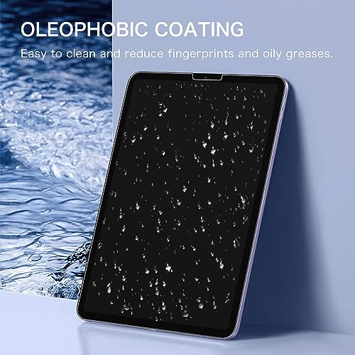 [2 Pack] Fintie Screen Protector For Ipad Air 5Th Gen/4Th Gen 10.9" 2022/2020, Ipad Pro 11" 2022/2021/2020/2018 [Support Face Id] Anti Scratch Premium Hd Clear 9H Hardness Tempered Glass Screen Protector #TOP7