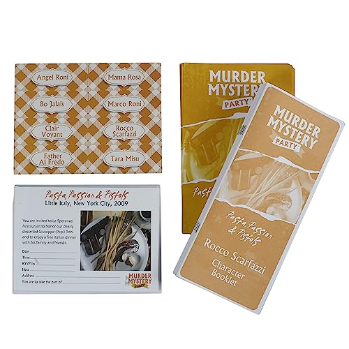Murder Mystery Adult Party Game, Red and White - Image 3
