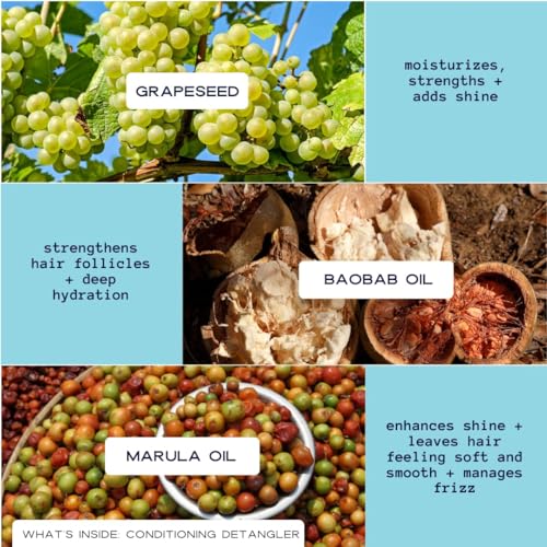 YOUNG KING HAIR CARE Kids Conditioning Detangler For Boys | Smooths and Softens Natural Curls | Plant-Based and Harm-Free (8 oz)