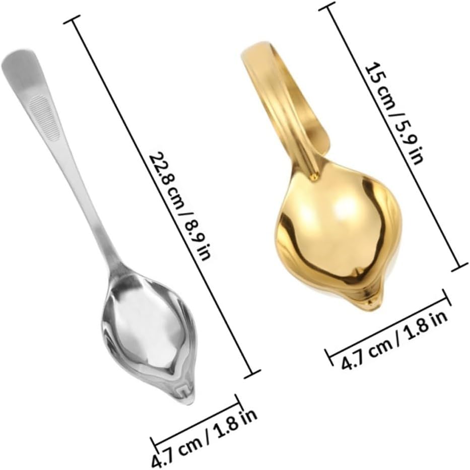Stainless Steel Gravy Ladle 2 Pack Reusable Sauce Spoon Set
