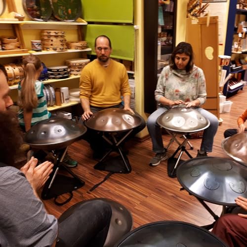 Set de Handpan 22 pulgadas 10 notas D menor Azul miniatura 7