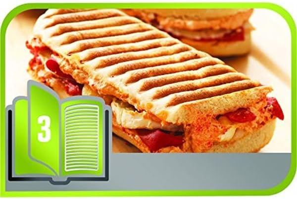 Tefal Snack Collection Box XA8003 Panini Grill Lemez Szett Receptkönyvvel Rózsaszín