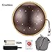 ChunFeng Steel Tongue Drum 14 Inches 15 Note C-Key Healing Drum, Gift For All Ages ,Pure Sound Quality ,With Drum Mallets, Carry Bag, Sheet Music