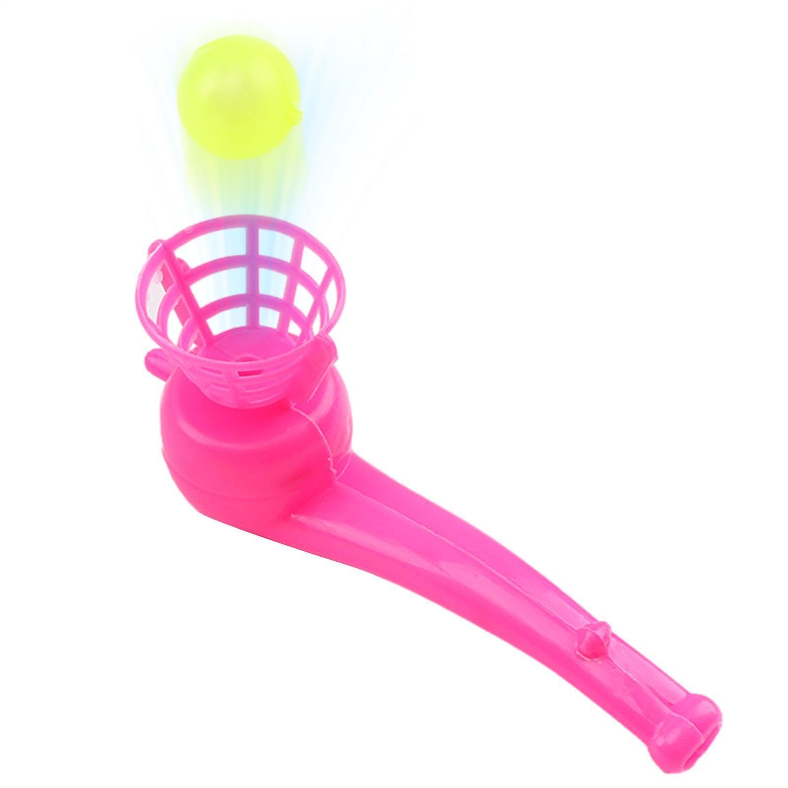 Generico Gioco Con Pipa A Sfera Galleggiante - Giocattolo Con Pipa Galleggiante Antistress Controllo Educativo Della Respirazione Gioco Classico Con Palla Galeggiante Per Bambini Regali Per Feste