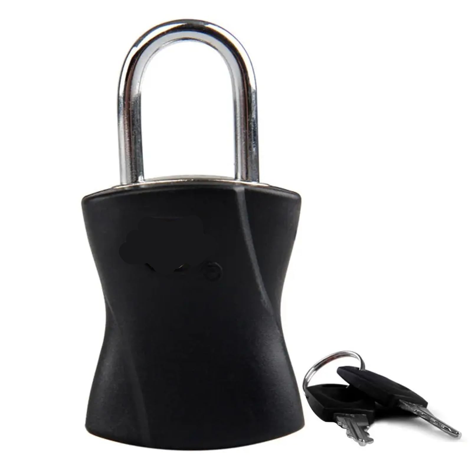 Cadenas avec clés, portable, for valise, sac à dos, cadenas en alliage de zinc noir, 1 pièce(B)