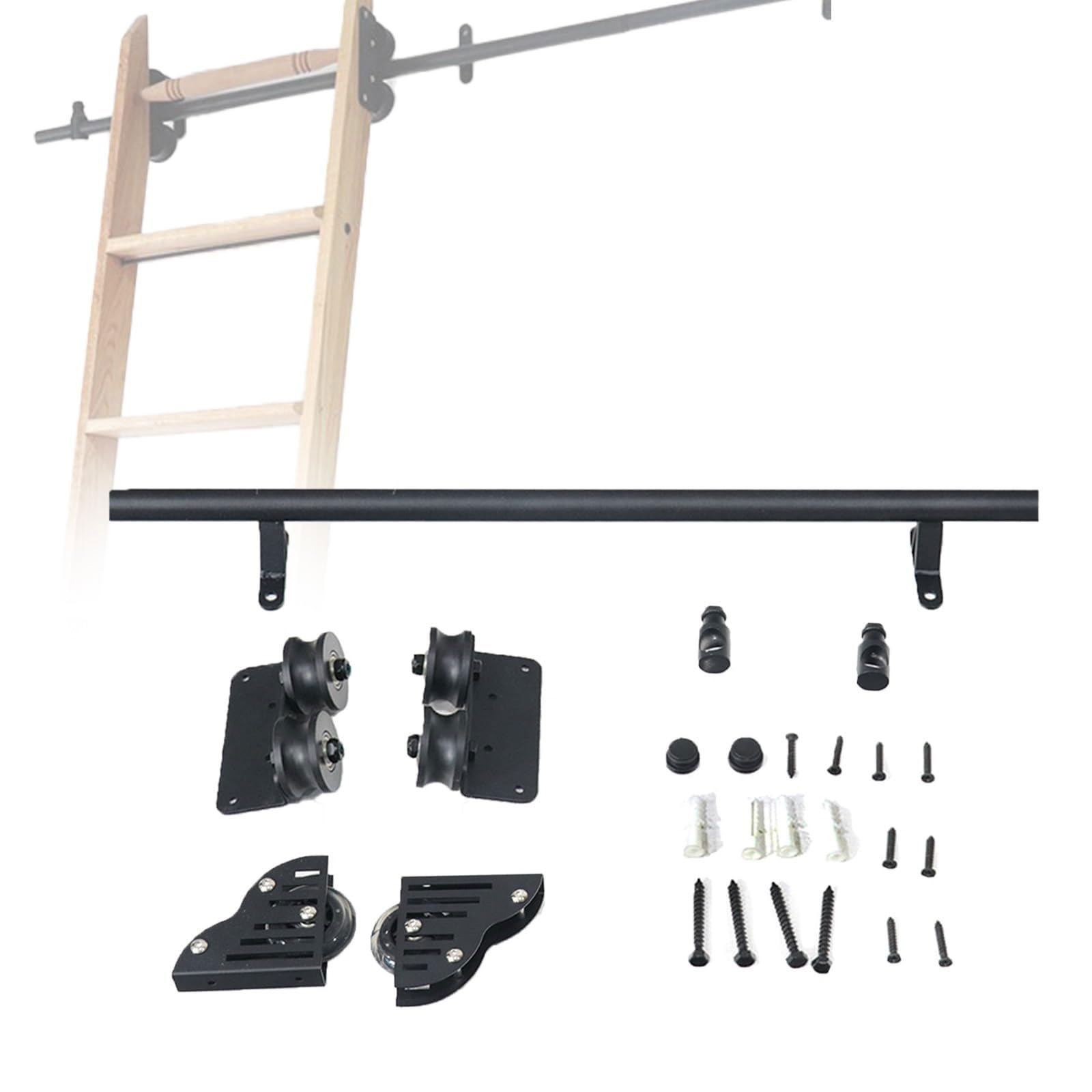 Kit de quincaillerie pour échelle coulissante de 1.2m en acier carbone