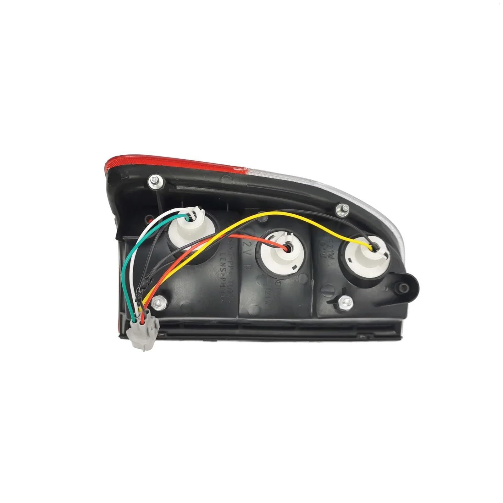 Lampa tylna zespolona 2 szt. lewa i prawa tylna lampa boczna w kolorze przezroczystym i czerwonym do L200 MK3 1995-2006(Left right 2pcs)