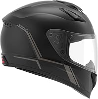 Vista 10 de Sena Stryker Casco inteligente de cara completa con malla integrada y comunicaciones Bluetooth, luz trasera LED y sonido, por Harman Kardon, DOT