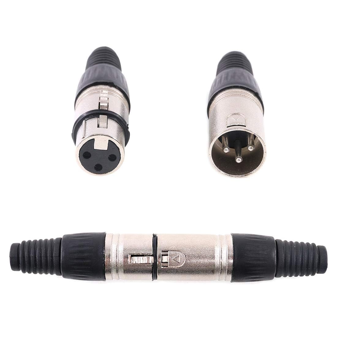VISSQH 12 pcs 3 Pin XLR Connectors - Image 4