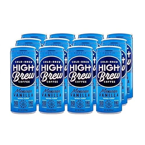 High Brew Coffee, Cold Brew, Mexican Vanilla, 8 Fl Oz (Pack Of 12) #TOP16