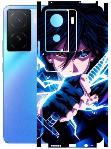 Image of AtOdds - Full Body Back Screen Guard Protector Film - Lamination Wrap Skin Sticker Compatible with IQOO Z7 (5G) | Scratchproof Matte Finish (Anime 42)
