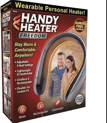 OD Heater Freedom Wearable Personal Neck Heater, Cordless, USB Rechargeable, 4 Heat Settings, Hands-Free PLEASE NOTE, Next Day Delivery Is Only Available From 4 Orders And Above