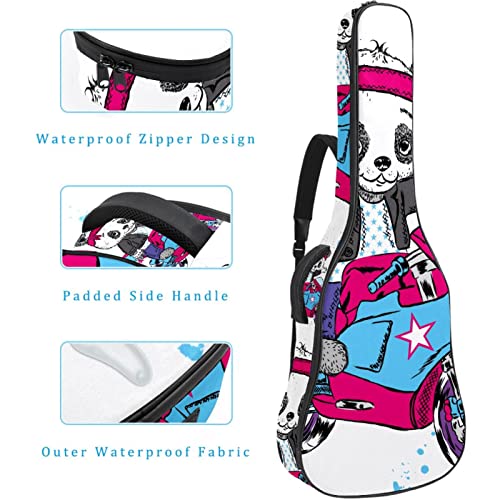 Hondank Housse de transport étanche pour guitare avec bandoulière réglable Motif panda Vert, Multicolore 03., 42.9×16… - Les Beatles, Paul McCartney, John Lennon, RIngo Starr, George Harrison Hondank Housse de transport étanche pour guitare avec bandoulière réglable Motif panda Vert, Multicolore 03., 42.9x16… – Image 5