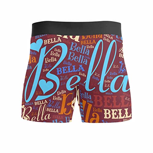 Artsadd Custom Multi Colorful Name with Boxer Briefs for Men Peronalized Underwear Panties Gag Gift for Boyfriend Husband2