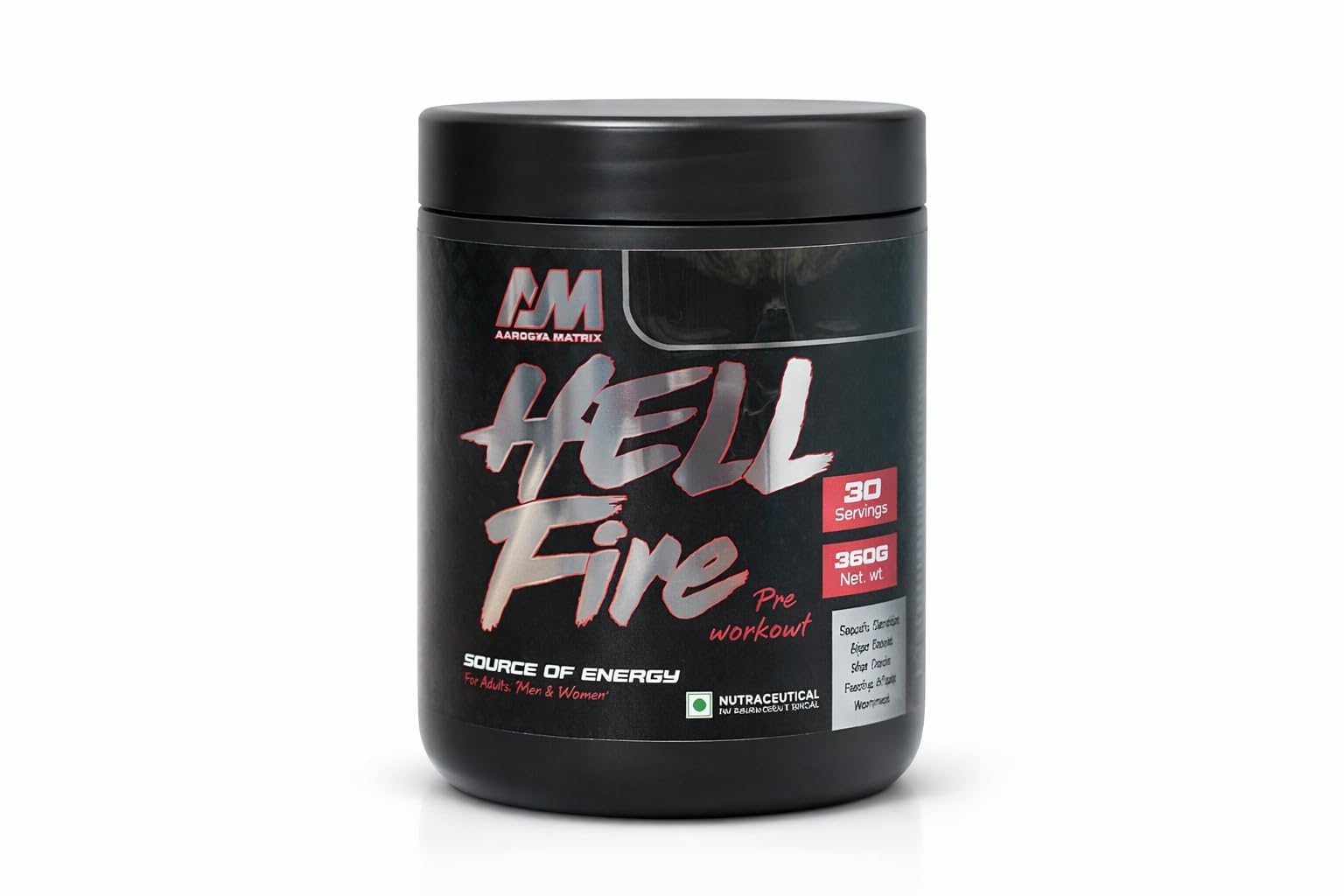 Hell Fire Pre-Workout Powder | 5000mg Beta-Alanine & 180mg Caffeine for Energy and Endurance | L-Citrulline & L-Arginine Pump Formula | Focus & Intensity Enhancer for Workout and Gym (Kiwi Lychee)-image-46