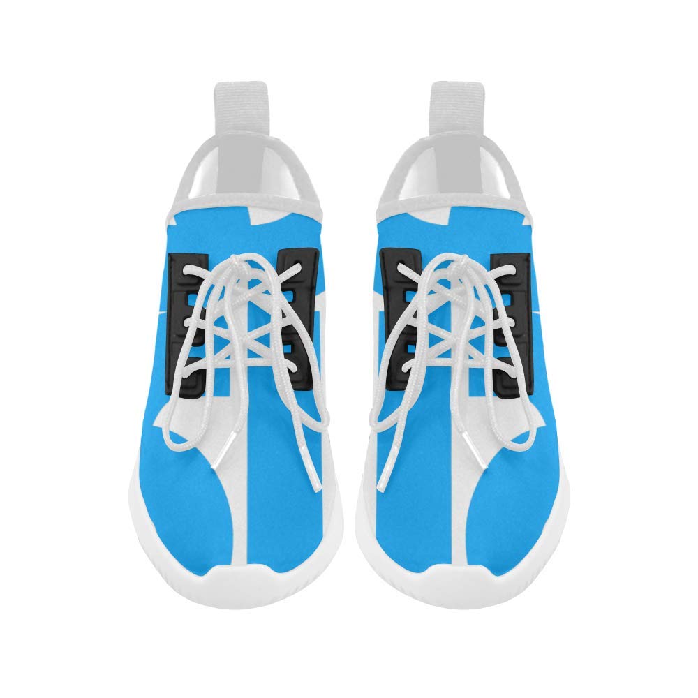 RR7X Women's Light Blue and White Re-Ignite Reservoir Runners Sneakers