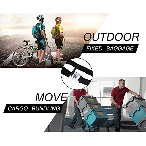 Yesloo 8 pezzi Cinghie di fissaggio, cinghie di