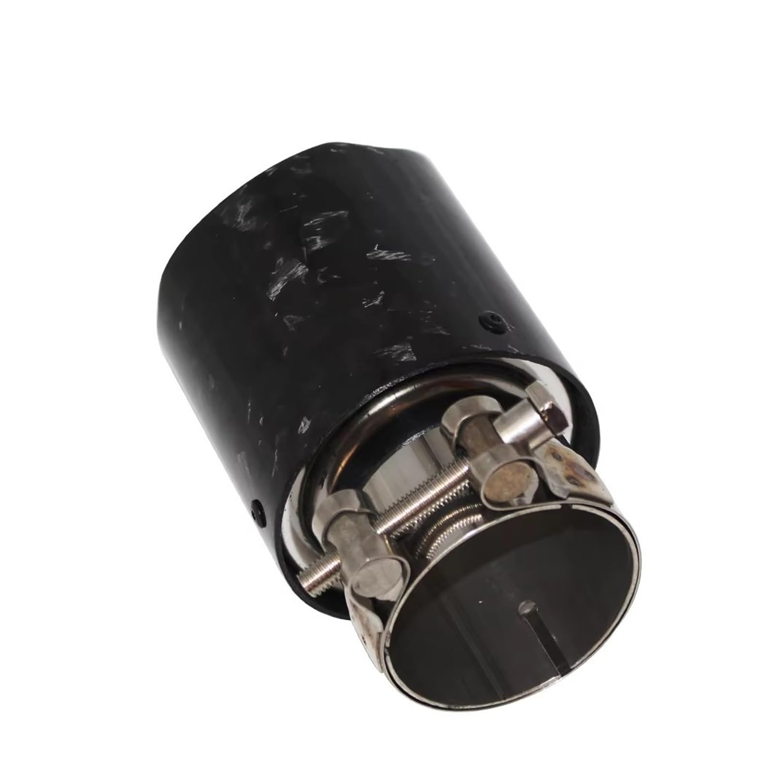 Terminali di Scarico Silenziatori per tubi di scarico per auto, ugello universale dritto in acciaio inox blu Terminale di scarico per auto(60mm-76mm)