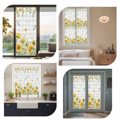Vinilo decorativo gris amarillo 17.7"x78.7" miniatura 7