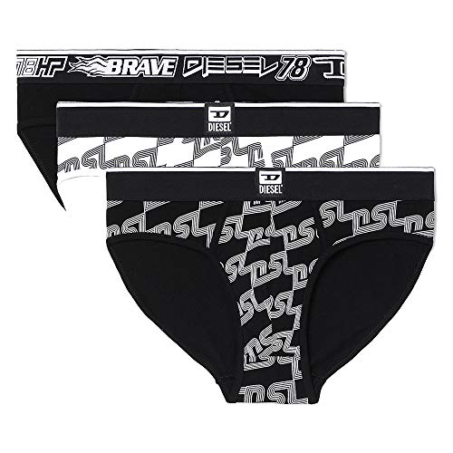 Diesel Men's Umbr-ANDRETHREEPACK Underpants, AH100+AH900+Nero, XS