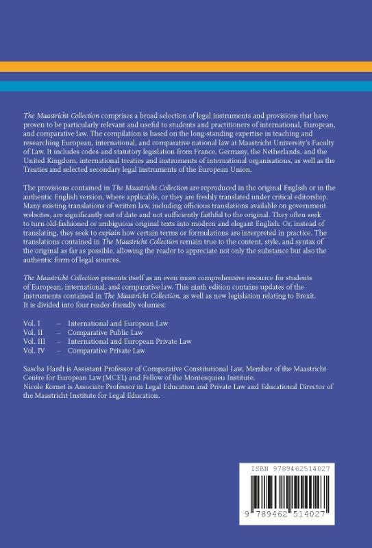 Volume III International and European Private Law