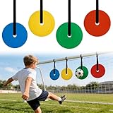 4PCS Fußballtor-Ziel 15cm Scheiben, Zielscheibe für Fußballtor, Verstellbar Fußballtor Zielnetz, Fußball Training Fußballtorzubehör, Fußball Zieltraining Fussballnetz Zubehör Mit Ziel