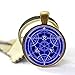 Produktbild Vollmetall Alchemist Transmutation Blue Circle Schlüsselanhänger Vollmetall Blau Alchemist Schlüsselanhänger Vollmetall Blau Alchemist Glaskuppel