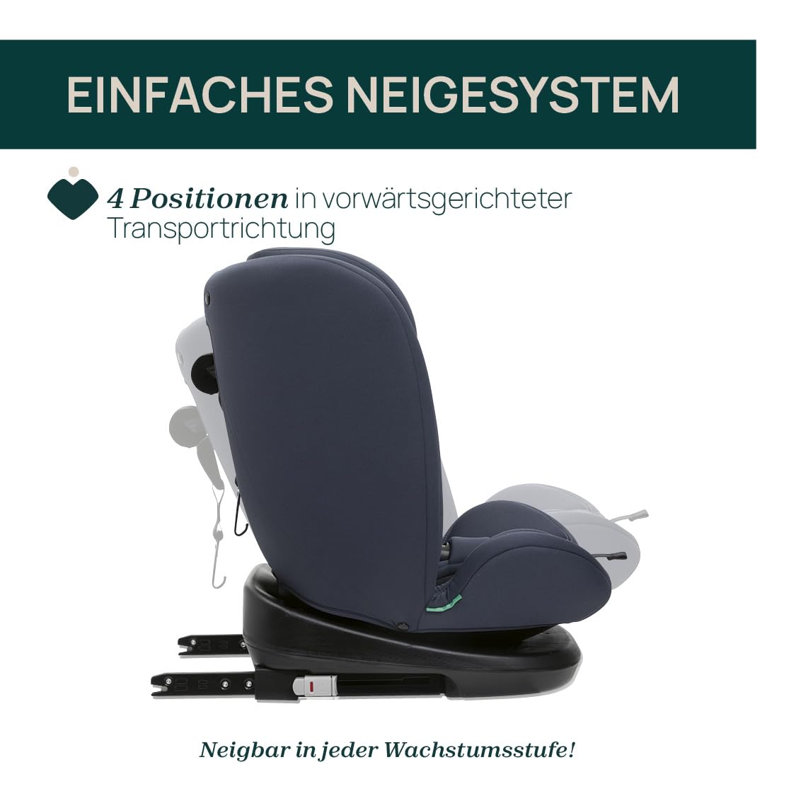 Chicco Mokita I-Size Kindersitz, mit Isofix-System, für Kinder zwischen 76 und 150 cm Körpergröße, Gewicht 10-36 kg, verwendbar ab 15 Monaten, Gruppe 1/2/3, inklusive Einsatz, Blau
