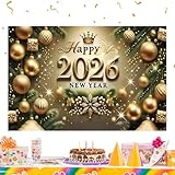 Tissu résistant et pratique : le Happy New Year 2026 est conçu avec du polyester résistant qui résiste aux plis et assure la réutilisation, offrant aux utilisateurs une solution pratique pour un rangement compact lors de voyages ou d'occasions spéciales
