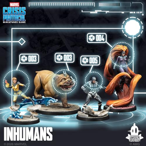 Marvel : Protocole de Crise extension Inhumains par Asmodee pour jeu de table