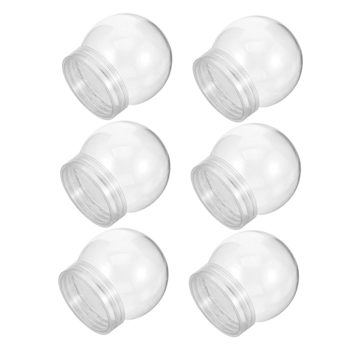 Zerodeko 30 Pz Palloncino in Plastica Trasparente Palla di Neve Natalizia Fai da Te Globo di Neve Fatto in Casa Globo di Neve di Natale Globo di Neve Riempibile L'animale Domestico