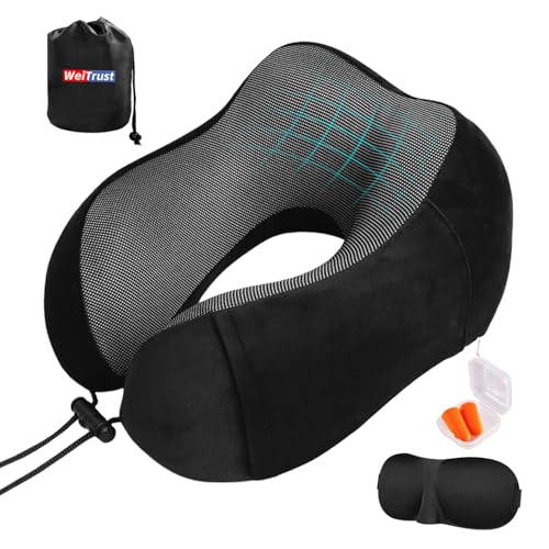 Almohada de espuma viscoelástica para cuello 27x25 cm miniatura 1