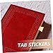 Gadpiparty 5Sheets Bible Index Tabs of Laminated Bible Book Stickers for Easy Navigation Design for All Ages for Men and Women Efficient Bible Study Markers