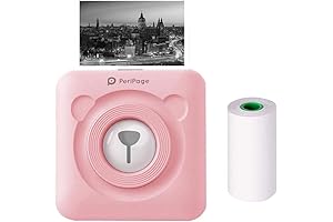 Pink Mini Bluetooth Wireless Photo Printer