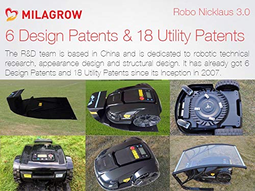 Image of Milagrow RoboNicklaus 3.0 IOT Enabled Lawn Moving Robot (Black)