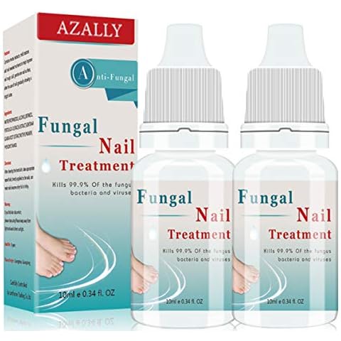 Fungal nail treatment, Nail Fungus Treatment, Anti fungal Nail Solution— Kills Fungus on Toenails & Fingernails(2PCS) Cover