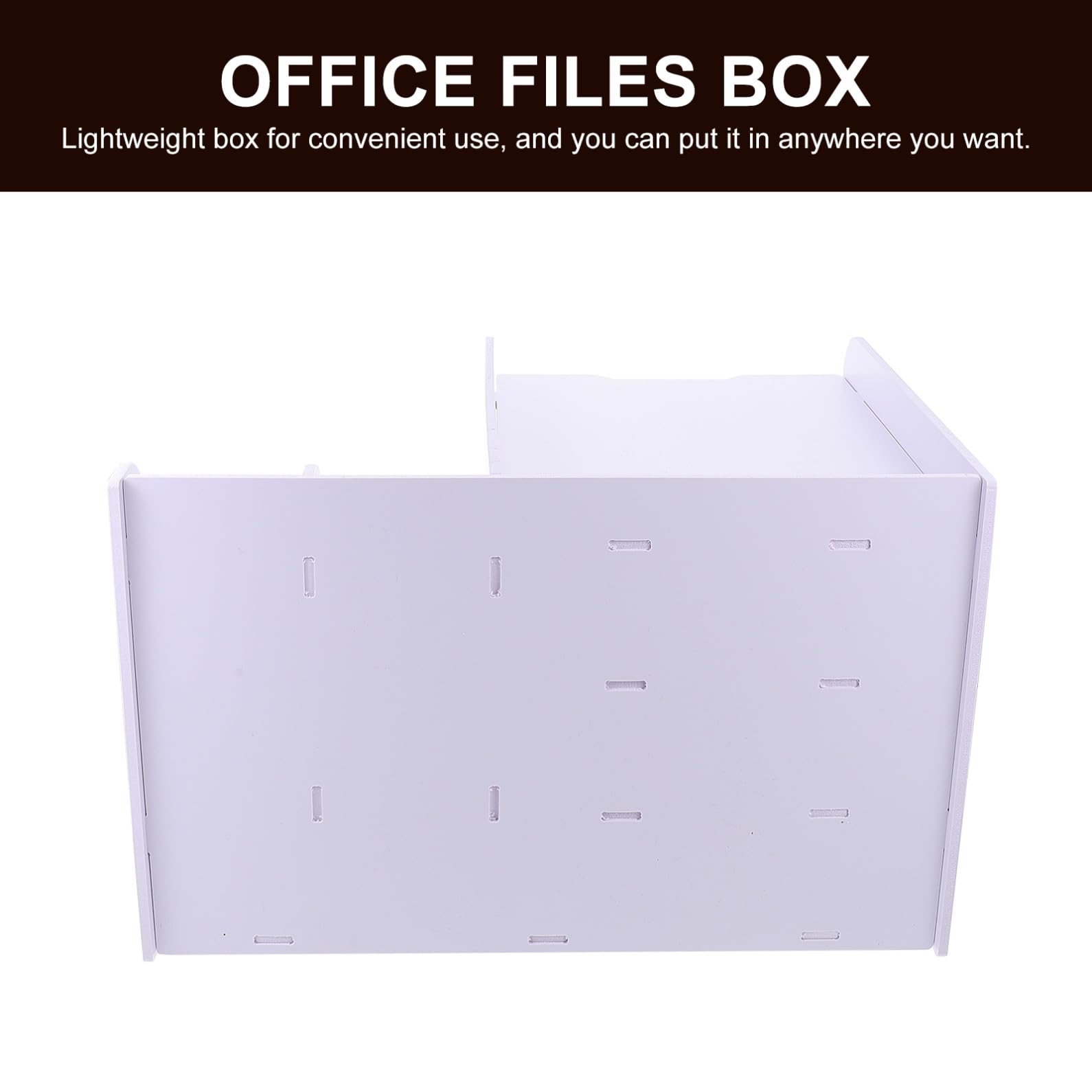 Lurrose Organisateur de Bureau Multi-niveaux pour Classement et Rangement en Pvc Bois Plastique Design Simple et Créatif, pour Bureau ou Salle D'étude