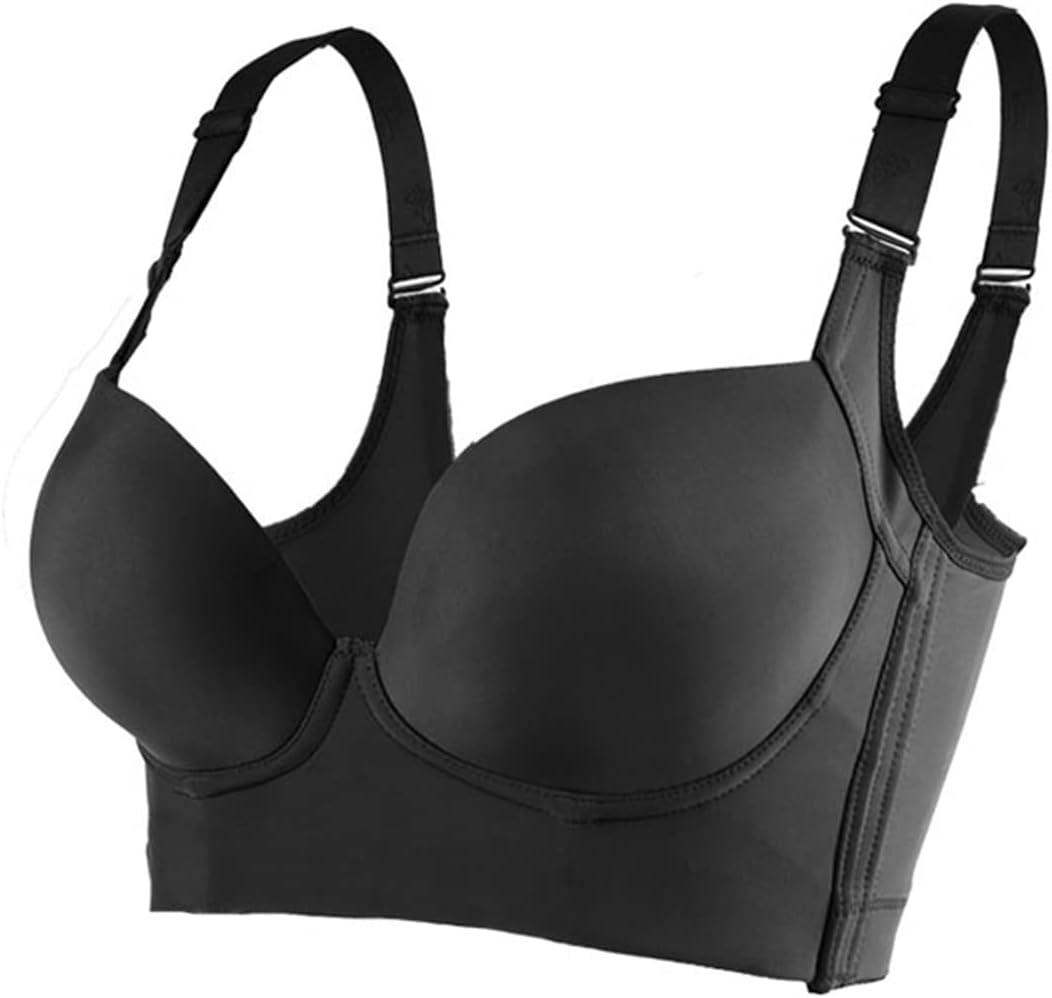 Buy Full Back Coverage Hide Fat Smooth Bra, Deep Cup Bra Hides Back Fat