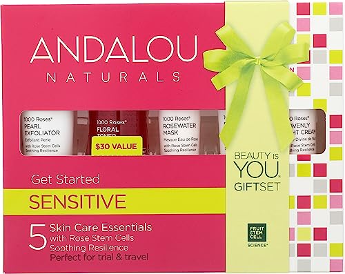 ANDALOU NATURALS 1000 Roses Set cosmética natural antioxidante y calmante facial