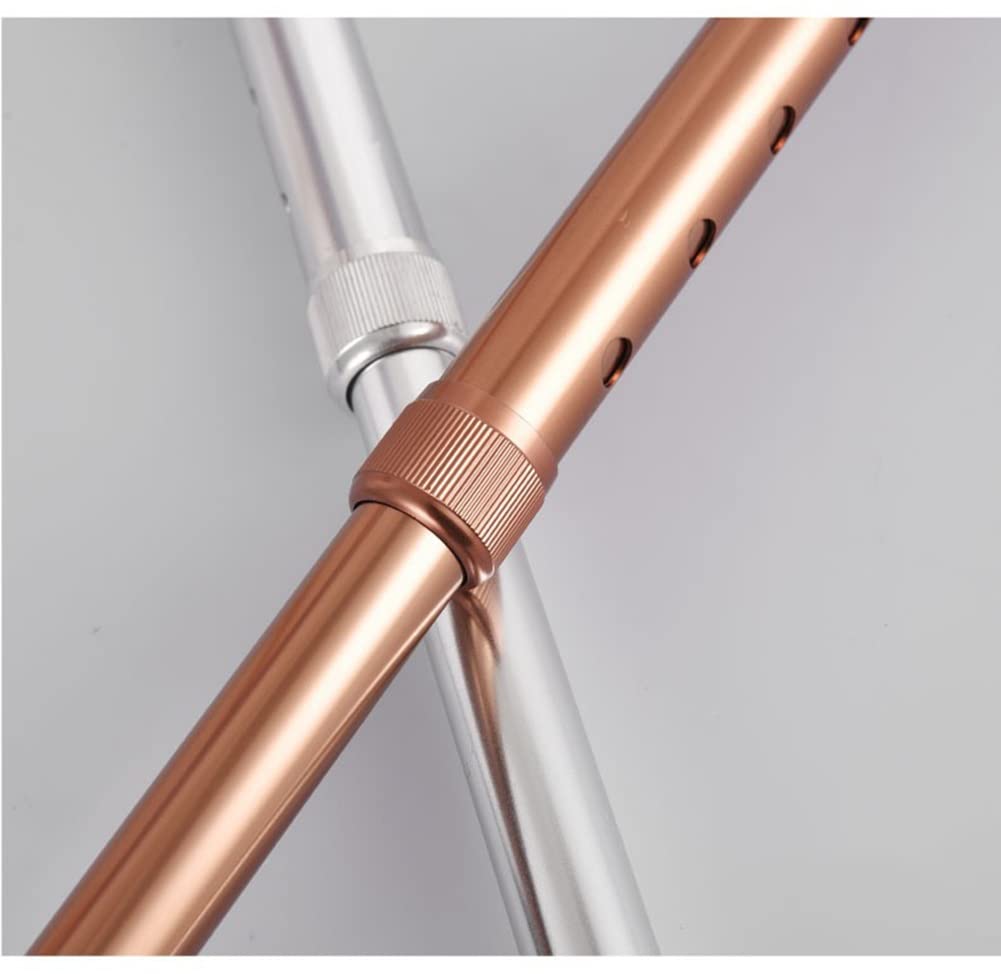 Bastón telescópico para Personas Mayores, bastón de Aluminio Ligero para Hombres y Mujeres, Mango ergonómico, para Adultos con Altura 135-190 cm (Color : Brown)
