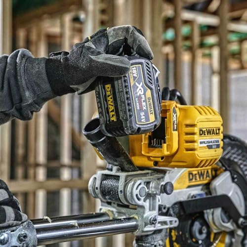 Dewalt DCS727 54v XR Flexvolt Cordless Mitre Saw 250mm 2 x 6ah Li-ion 8 Dewalt DCS727 54v XR Flexvolt Cordless Mitre Saw 250mm 2 x 6ah Li-ion - Image 8
