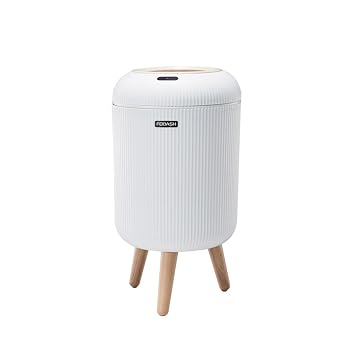 Smart Bin,9.5L/10L Smart Dustbin with Lid Non-slip Footbed Automatic Sensors Wastebasket Trash Can Dispenser Electric Waste Bin