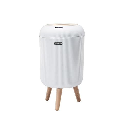Smart Bin,9.5L/10L Smart Dustbin with Lid Non-slip Footbed Automatic Sensors Wastebasket Trash Can Dispenser Electric Waste Bin
