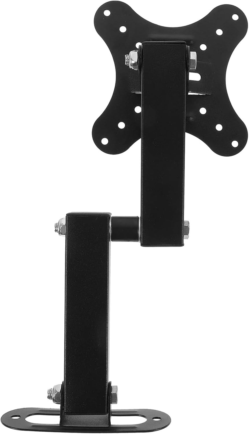 TV Monitor Wall Mount Bracket Adjustable TV Screen Bracket Retractable TV Screen Bracket for 14-24 Inch TV Floating TV Bracket