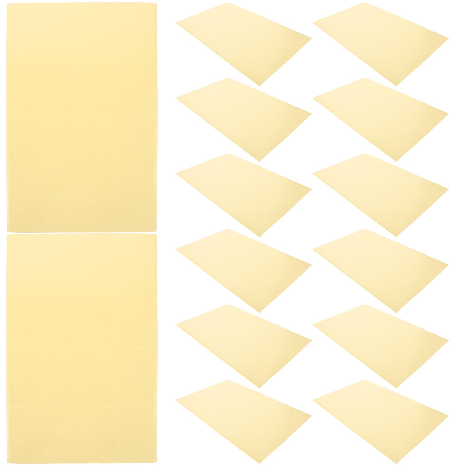 1000 piezas Adhesivos Transparentes Rectangulares Autoadhesivos Impermeables para Sellado de Paquetes Etiquetas Protectoras Duraderas para Cajas y Sobres Uso Embalajes y Envases
